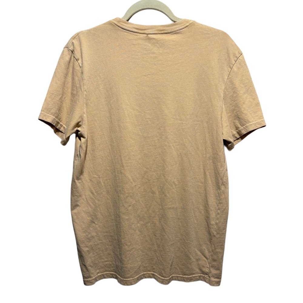 Lucky Brand Rolling Stones Invade America‎ Beige Graphic T-Shirt Size M - Picture 2 of 4